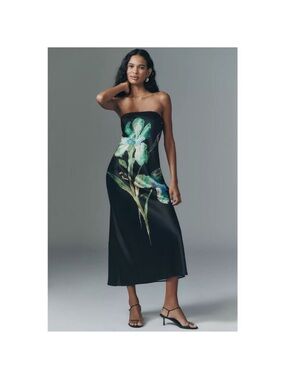 By Anthropologie | Dresses | By Anthropologie Strapless Gauze Maxi Dress Onyx